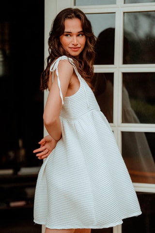 Robe courte - Blanc