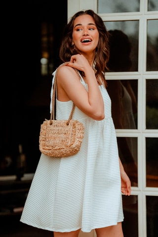 Robe courte - Blanc