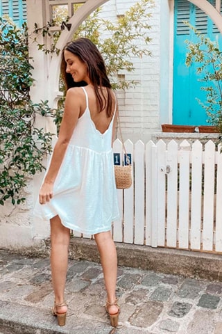 Robe courte - Blanc