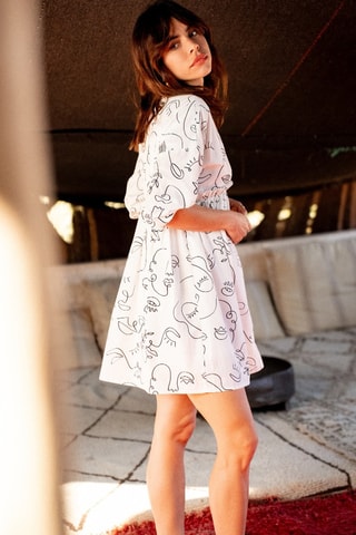 Robe courte - Blanc