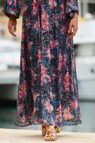 Robe longue - Bleu