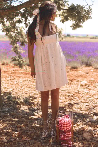 Robe courte - Blanc