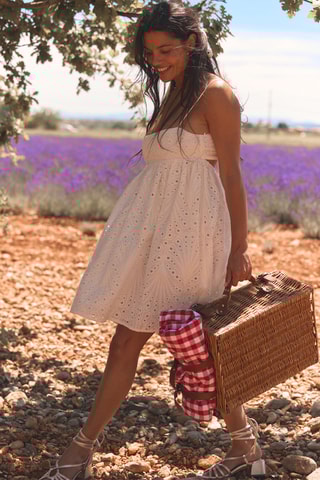 Robe courte - Blanc
