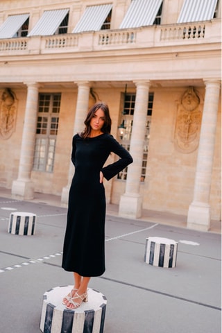Robe longue - Noir