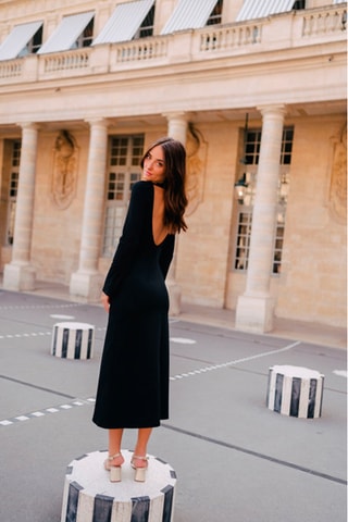 Robe longue - Noir