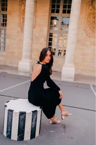 Robe longue - Noir