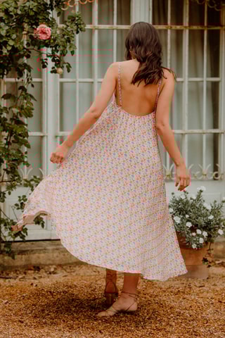 Robe longue - Écru