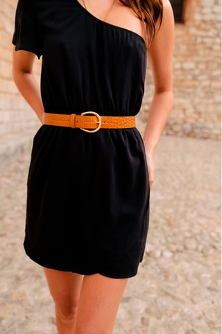 Robe asymétrique - Noir