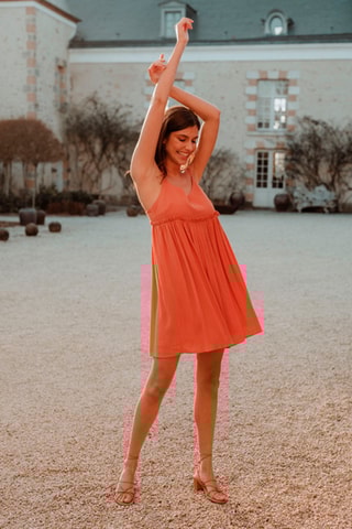 Robe courte - Orange