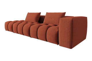 Canapé gauche modulaire Lorella - Corail