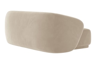 Canapé Louis - Beige - 2 places - Tissu velours
