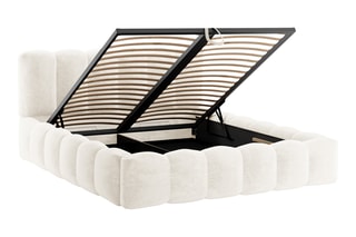 Lit-coffre avec sommier Cameron - Couchage 180 x 200 cm
