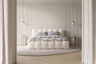 Lit-coffre avec sommier Cameron - Couchage 200 x 200 cm