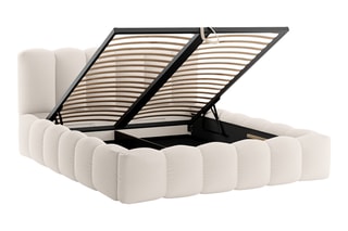 Lit-coffre avec sommier Cameron - Couchage 200 x 200 cm