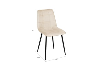 4 cadeiras Linda - 46 x 55 x 88 cm