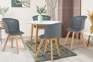 4 cadeiras Lara - 54,5 x 75 x 43 cm