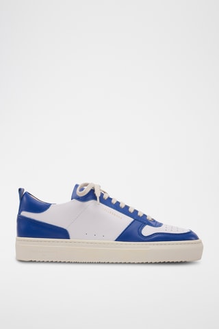 Leren Sneakers - Blauw