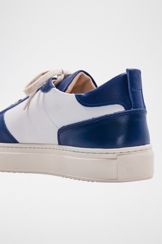 Leren Sneakers - Blauw