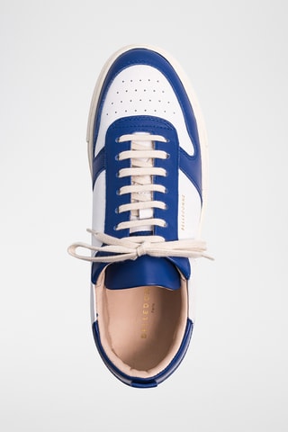 Leren Sneakers - Blauw