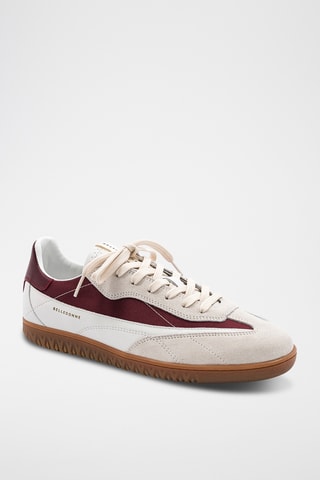 Leren Sneakers - Bordeauxrood