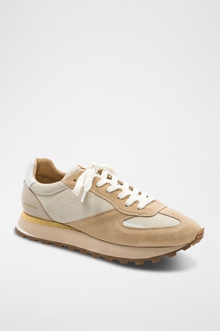 Leren Sneakers - Beige