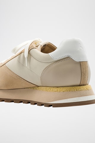 Leren Sneakers - Beige