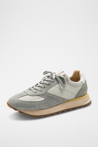 Leren Sneakers - Grijs