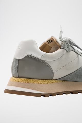 Leren Sneakers - Grijs