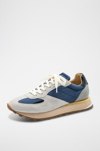 Leren Sneakers - Blauw