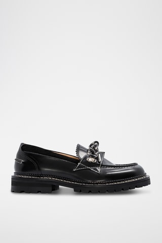 Hoge Leren Mocassins - Zwart