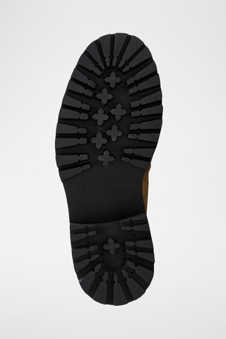 Leren Platform Mocassins - Bordeauxrood