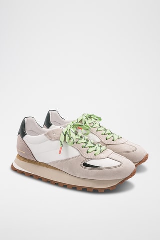 Leren Sneakers - Beige