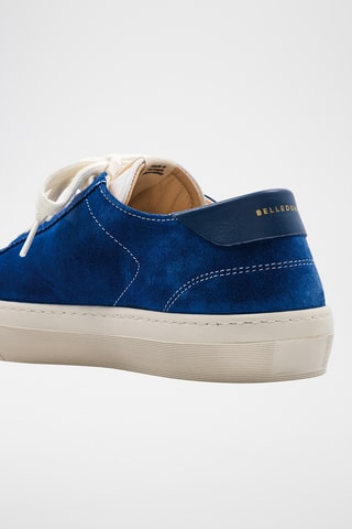 Leren Sneakers - Blauw
