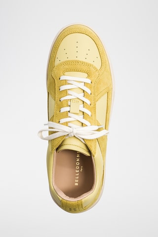 Leren Sneakers - Geel