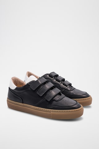 Leren Sneakers - Zwart