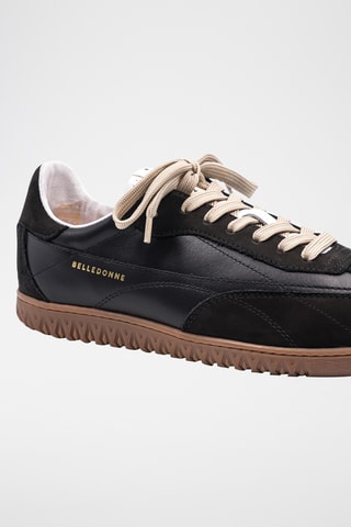 Leren Sneakers - Zwart