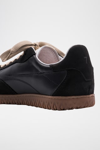 Leren Sneakers - Zwart