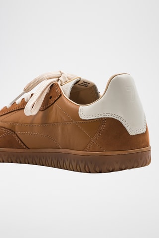 Leren Sneakers - Bruin