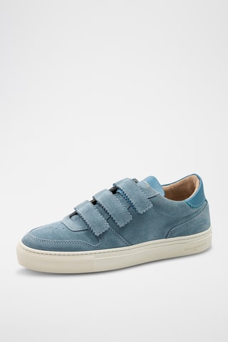 Leren Sneakers - Blauw