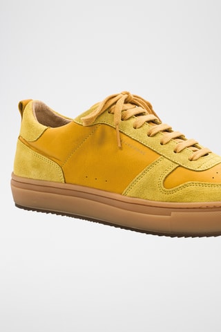 Leren Sneakers - Geel
