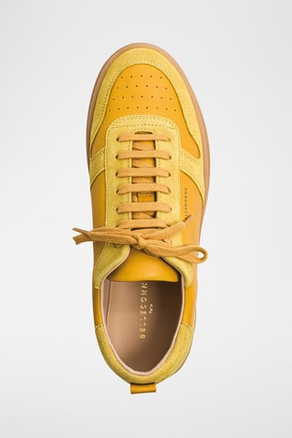 Leren Sneakers - Geel
