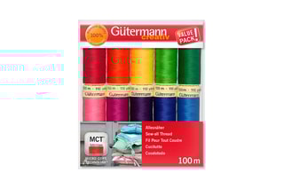Boîte de 10 bobines 
Multicolore