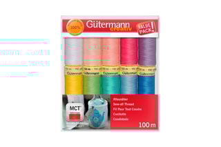 Boîte de 10 bobines Multicolore