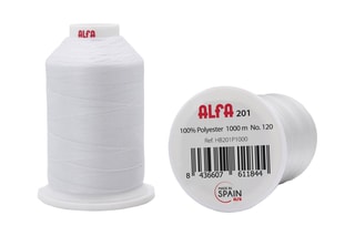 Bobine de fil - 1000 m - Blanc
