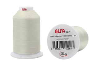 Bobine de fil - 1000 m - Crème