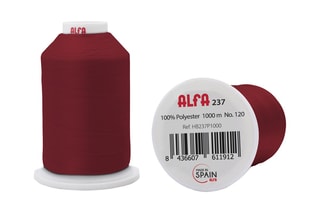 Bobine de fil - 1000 m - Rouge 