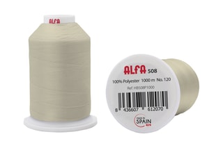 5 bobines de fil - 1000 m - Beige