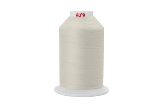 5 bobines de fil - 1000 m - Crème