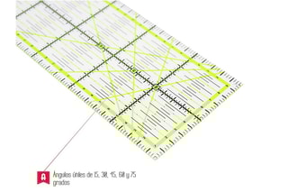 Règle de patchwork - 10 x 45 cm