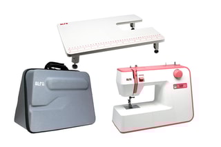 Machine à coudre Style 20, housse et table d'extension